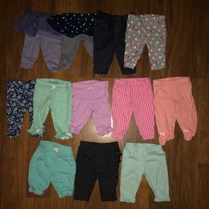 Newborn Girl Pants